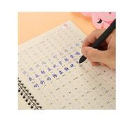 Ryulilfe Reusable 3D Groove Calligraphy copybook Chinese characters learning for adults and kids with Erasable pen HANZI HSK