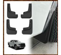 RYUNMP 4 Pcs Splash Guards Wheel Mudflaps for Ford Ranger 2024 2025 Car Front Rear Rubber Splash Guards