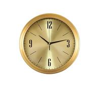 RYUQW3RE Wall Clock Luxury Brass Wall Clock Silent European Design for Living Room & Bedroom(S)