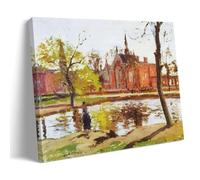 RyuSa Camille Pissarro Famous Painters' Works（Dulwich College, London） Printing Posters Picture Print Wall Art Painting Canvas Artworks Gift Idea Room Aesthetic 16x24inch(40x60cm)