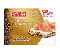 Ryvita Cracked Black Pepper Crispbread (200g) - Pack of 6