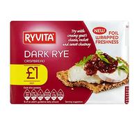 Ryvita Dark Rye Crispbread 200 g (Pack of 8)