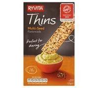 Ryvita Thins Multi-Seed Flatbreads 125G by Jordans & Ryvita Company Ltd