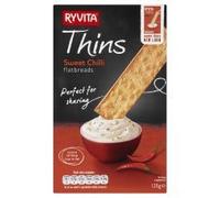 Ryvita Thins Sweet Chilli 125G x 4