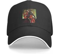 RYVOWETP Baseball Cap Snapback Sun Hat Hit Monkey Art Baseball Cap Hiking Hat Christmas Hat Hat for Women Men's Hip hop Birthday Gift