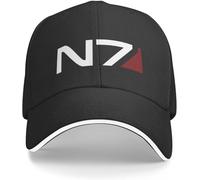 RYVOWETP Baseball Cap Snapback Sun Hat Mass Effect N7 Baseball Cap Foam Party Hats in The Hat Kids Hat Hat for Women Men's Gift Multicoloured