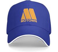 RYVOWETP Baseball Cap Snapback Sun Hat Motown Tamla Detroit Soul U.S.A Pop Music Sixties Baseball Cap Fluffy Hat Sun Hat Beach Bag Golf Hat Woman Hats Men's Hip hop Birthday Gift