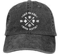 RYVOWETP Baseball Cap Snapback Sun Hat Oak Island Treasure Hunters Denim Baseball Cap Adjustable Dad Hats Snapback Cap for Hip hop Birthday Gift