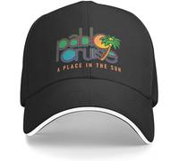 RYVOWETP Baseball Cap Snapback Sun Hat Pablo Cruise: A Place in The Sun Baseball Cap Luxury Cap Big Size Hat Hats Baseball Cap Hat Ladies Men's Hip hop Birthday Gift