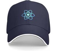 RYVOWETP Baseball Cap Snapback Sun Hat React Javascript JS Developer Happy State Components Atom Laptop or Skateboard Stickers for Coders Cap Baseball Cap Hip hop Birthday Gift