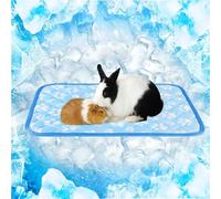 Rywell Self-Cooling Mat for Dogs Small,Cats,Rabbit&Guinea Pig cage Liners 24'' x 18''- Endothermic Color Changing Arc-Chill Cooling Fiber - Washable Non-Toxic Summer Pet Bed, Non-Slip, Foldable