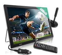 Rywob 15.6" Portable DigitalTV,4000mAh Rechargeable Battery with ATSC Tuner