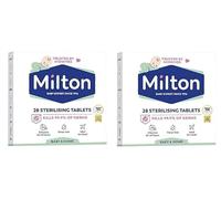 RYYN® 2Pack x 28 Milton Sterilising Tablets for Breastfeeding Equipment Cleaning Baby Bottles Rinse-Free Ideal for Travel Home Household Hygiene and Cleaning Baby Feeding Accessories