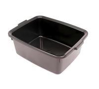 RYYN® Addis 5 Star Rectangular Bowl 12L Black Washing Up Bowl BPA Free with Easy Grip Handles