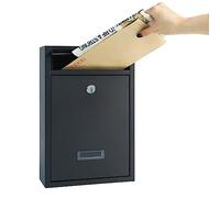 RYZAN Letter Box, Post Box & Parcel Box Outdoor - Lockable Storage Box with Secure Key Lock - Post Boxes Wall Mounted Waterproof, Durable Rust-Resistant Design for Residential & Commercial Use