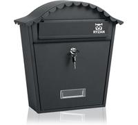 Ryzan Wall Mounted Waterproof Mailbox Steel Post Box Classic Design