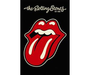 rz Rolling Stones Tongue large fabric poster/flag 1100mm x 750mm