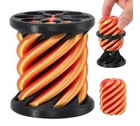 RZCOMP 3D Printed Impossible Cone Spiral Cone Fidget Toy Mini Vortex Thread Illusion Impossible Cone Fidget Toy Pyramid Passthrough Sculpture Perfect Fidget Toys (cylindricity)