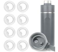 RZCOMP 8PCS Water Bottle Gasket replacement for Ninja Thirsti 24oz Water Bottle,Silicone Spout Lid Gasket Replacement Compatible with Ninja thirsti 700ml Chug Spout Lid
