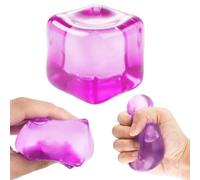RZCOMP Cube Squishy,5CM Squishy Cube Fidget Toys,Slow Rise Cube Stress Ball Squishy Toys Gift for Adults & Kids (Purple)