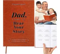 RZCOMP Dad,I Want to Hear Your Story:A Father’s Guided Journal To Share His Life & His Love,Dad Journal Book and Memory Keepsake Book,Portable Journal Supplies & Dad Story Book (New Version)