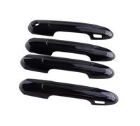 RZCREW Car Door Handles Shell Compatible with for Rav4 2019 2020 2021 Car Gloss Black Exterior Side Door Handle Cover Trim Bezel Car Decoration Accessories