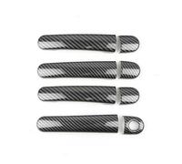 RZCREW Car Door Handles Shell Compatible with Skoda for Superb 2001-2008 for Octavia 2001-2007 Car Exterior Door Handle Covers Sticker Decor Accessories