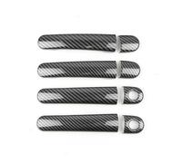 RZCREW Car Door Handles Shell Compatible with Skoda for Superb 2001-2008 for Octavia 2001-2007 Car Exterior Door Handle Covers Sticker Decor Accessories