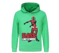 Rzfbeeok Boys Girls Cartoon Hoodie Kids 2024 Movie Soft Pullover Sweatshirt (Green,12-13 Years,12 Years,13 Years)