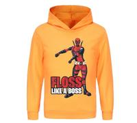 Rzfbeeok Boys Girls Cartoon Hoodie Kids 2024 Movie Soft Pullover Sweatshirt (Orange,7-8 Years,7 Years,8 Years)