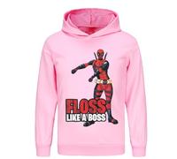 Rzfbeeok Boys Girls Cartoon Hoodie Kids 2024 Movie Soft Pullover Sweatshirt (Pink,9-10 Years,9 Years,10 Years)