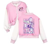 Rzfbeeok Kids Singer Jacket Hoodie Girls Movie Stars Jacket Casual Pop Sweatshirts (Pink,7 Years)