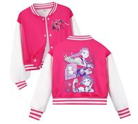 Rzfbeeok Kids Singer Jacket Hoodie Girls Movie Stars Jacket Casual Pop Sweatshirts (Rose,3 Years)