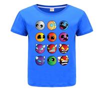 Rzfbeeok YouTube Gamer Boys Girls 100% Cotton T Shirts Cartoon Prints Shorts Sleeve Top Tee (Blue,9-10 Years,9 Years,10 Years)