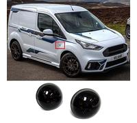 RZG 2x Black Smoked Lens Side Indicator Amber LED Marker Repeater Light For 2003-2022 Transit Connect Tourneo Connect 2014-2025 Transit Courier