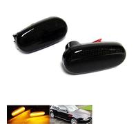RZG 2x Black Smoked Lens Side Indicator Amber LED Marker Repeater Light For AR 147 Pre LCI 937 GT MiTo 955 Bravo II 198