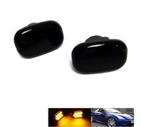 RZG 2x Black Smoked Lens Side Indicator Amber LED Marker Repeater Light For Hi-Lux VII Pickup RAV4 Celica Corolla MR2 Supra Harrier RX