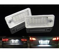 RZG 2x LED Licence Number Plate Light White Canbus For A3 S3 RS3 A4 S4 RS4 A5 A6 S6 RS6 A8 S8 Q7