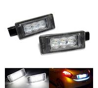 RZG 2x LED Licence Number Plate Light White Canbus For C3 III C4 II Picasso II C5 III DS4 208 2008 308 3008 5008