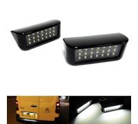 RZG 2x LED License Number Plate Light White Canbus For 2008+ Berlingo Dispatch Jumpy SpaceTourer Expert Partner Traveller Rifter