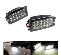 RZG 2x LED Side View Mirror Puddle Light White Canbus For LR Discovery 3 4 Freelander 2 RR L322 Sport L320 S60 S80 V70 II XC70 XC90