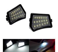RZG 2x LED Side View Mirror Puddle Light White Canbus For XE X760 XF X250 X260 XJ X350 X351 XK XKR X150
