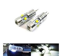 RZG 2x White HP24W HPY24W G4 Bulb 50W LED Sidelight Daytime Running Light DRL For C5 3008 5008