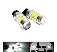 RZG 2x White PW24W PWY24W Bulb 40W LED Sidelight Headlight Daytime Running Light DRL For A3 A4 A5 F30 C4 Golf 208