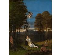 RZHRHJES Abstract Painting Poster Art Print Canvas Print Poster Allegory of Chastity by Famous Artist Landscape Canvas Painting for Home Decor 60x90cm