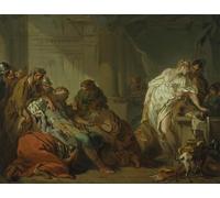RZHRHJES Abstract Painting Poster Art Print Canvas Print Poster Death of Meleager by François Boucher Landscape Canvas Painting for Office Decor 60x90cm