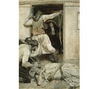 RZHRHJES Abstract Painting Poster Art Print Canvas Print Poster I Saw Him Pass His Sword Through the Mate's Body by Howard Pyle Landscape Canvas Painting for Home Decor 60x90cm