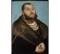 RZHRHJES Abstract Painting Poster Art Print Canvas Print Poster John Frederick I Elector of Saxony by Lucas the Elder Cranach Landscape Canvas Painting for Office Decor 60x90cm