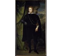 RZHRHJES Abstract Painting Poster Art Print Canvas Print Poster Portrait of Karl Ludwig of the Palatinate by Van Dyck Landscape Canvas Painting for Office Decor 60x90cm