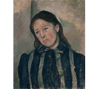 RZHRHJES Abstract Painting Poster Art Print Canvas Print Poster Portrait of Madame Cézanne by Paul Cézanne Landscape Canvas Painting for Home Decor 60x90cm